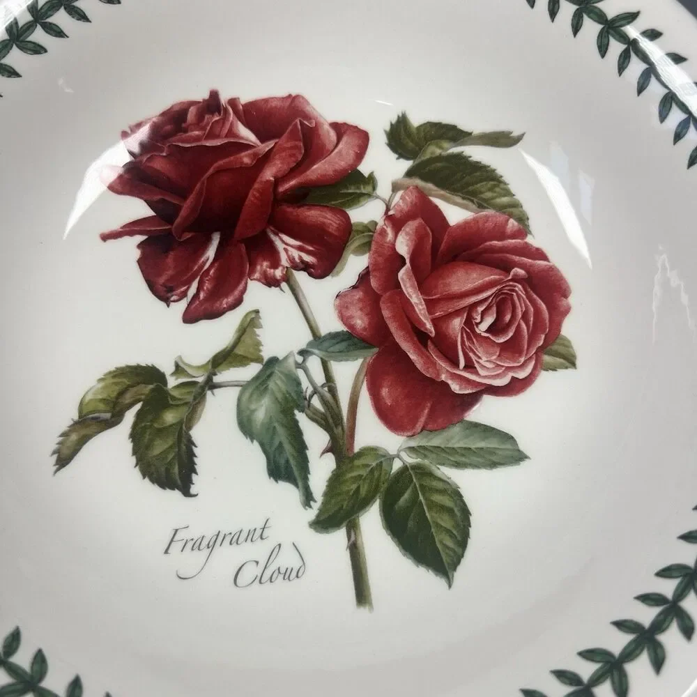 PORTMEIRION Botanic Roses FRAGRANT CLOUD 8.5”Soup/Pasta Bowl